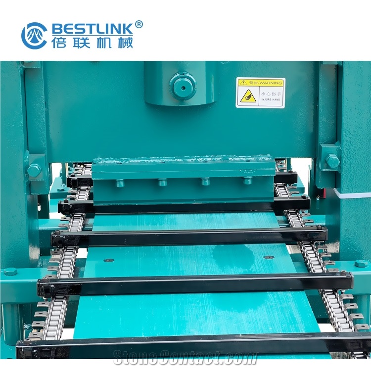 Natural-Face Stone Mosaic Guillotine With Automatic Conveyor