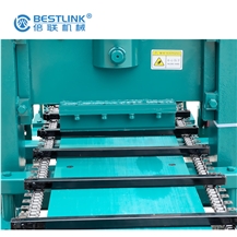 Natural-Face Stone Mosaic Guillotine With Automatic Conveyor