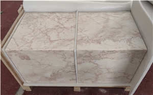 Rosa Cream Marble Cubes Side Table