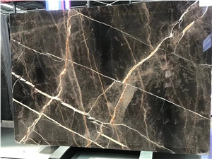Brown Grey Marble Slab&Tiles For Hotel Project