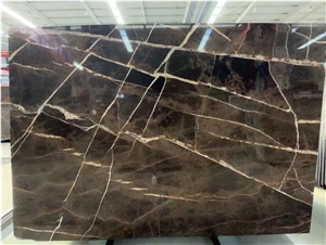 Brown Grey Marble Slab&Tiles For Hotel Project