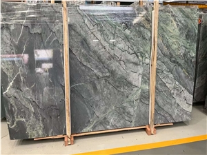 China Amazon Blue Marble Slab, Tiles For Floor And Wall