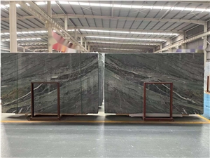 China Amazon Blue Marble Slab, Tiles For Floor And Wall