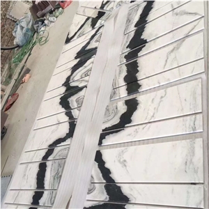 China Panda White Marble Stairs Treads And Riser