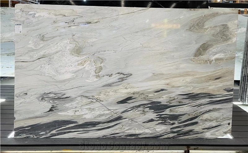 China White Onicciato Marble Slab&Tiles For Project