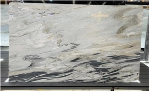 China White Onicciato Marble Slab&Tiles For Project