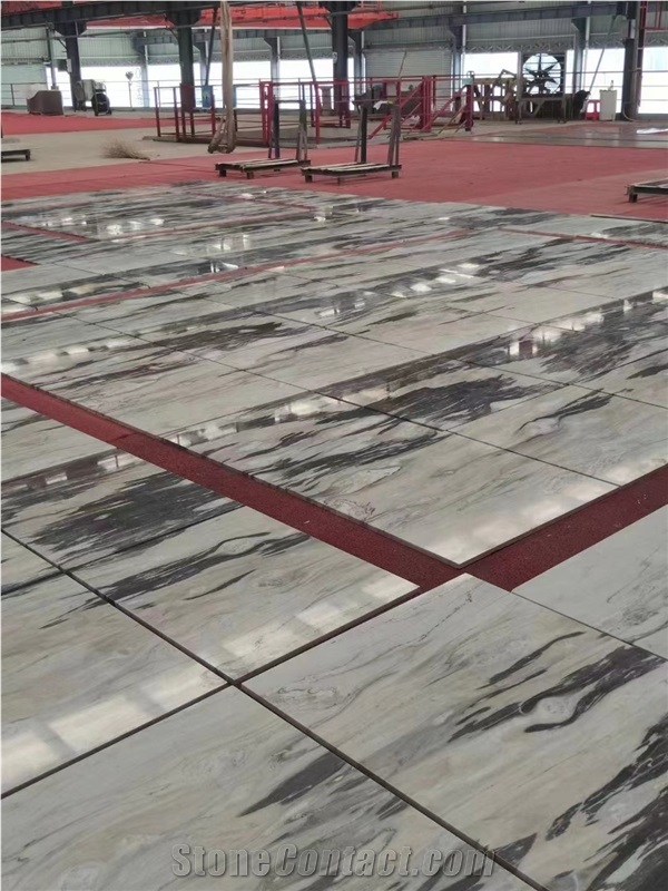 China White Onicciato Marble Slab&Tiles For Project