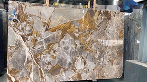 Golden Shadow Marble Slab&Tiles For Hotel Project