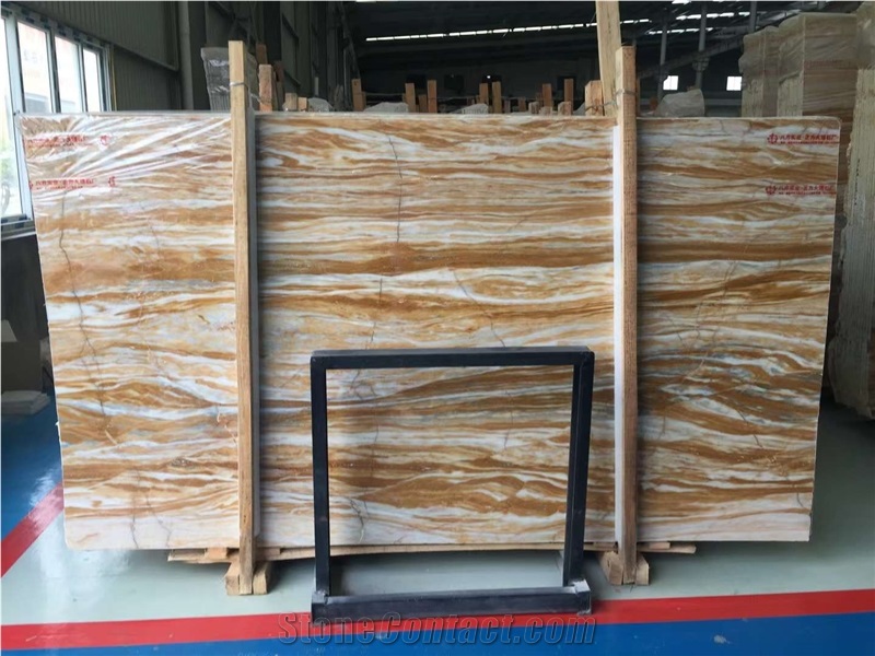 Golden Sun Marble Slab&Tiles For Floor&Wall