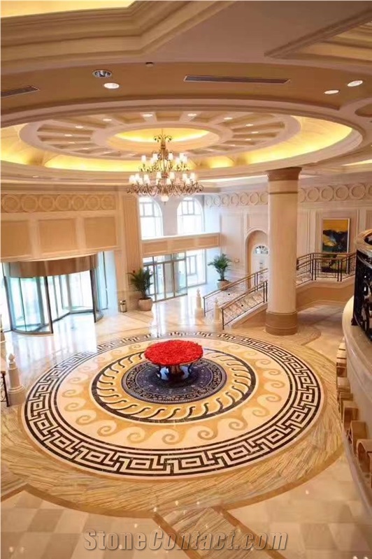 Golden Sun Marble Slab&Tiles For Floor&Wall