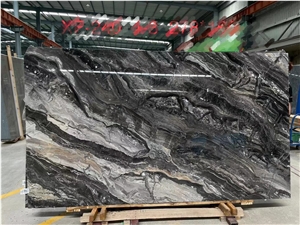 Iride Nero Marble Slab&Tiles For Floor