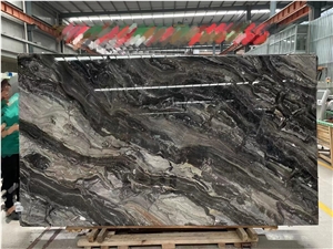 Iride Nero Marble Slab&Tiles For Floor