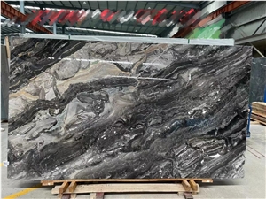 Iride Nero Marble Slab&Tiles For Floor