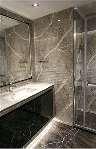 Italy Grey Fleury Marble Slab&Tiles For Floor&Wall