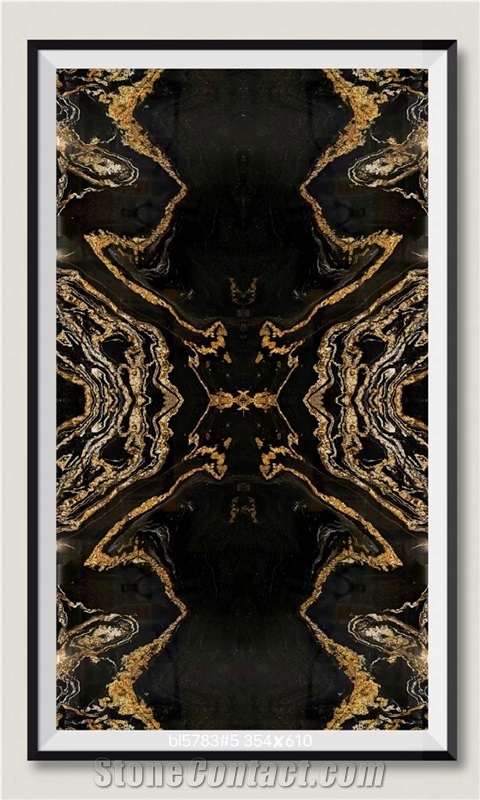 Magma Gold Granite Slab For Home Decor Luxury