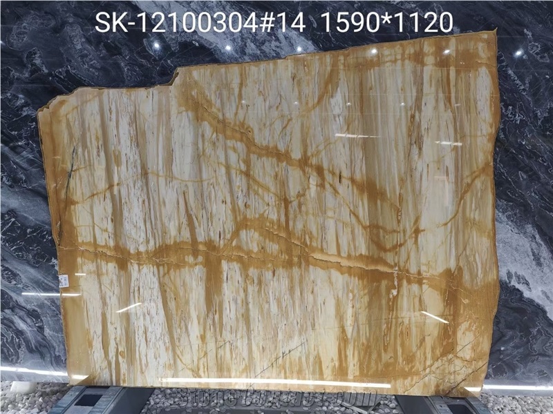 Siena Giallo Marble Slab&Tiles For Hotel Project