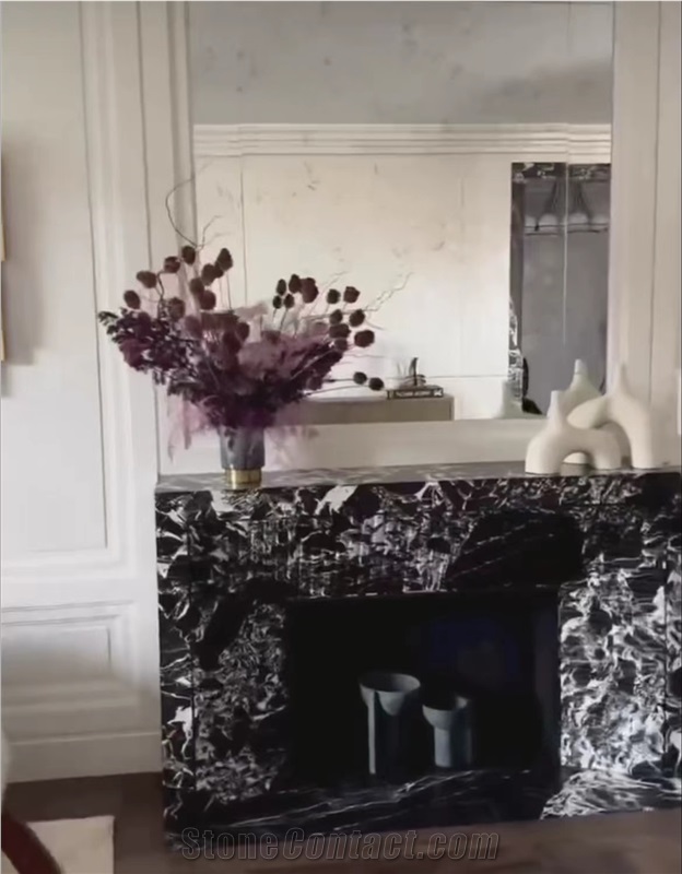 Top Quality Of Black Grand Antique For Indoor Fireplace