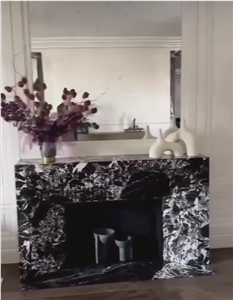 Top Quality Of Black Grand Antique For Indoor Fireplace