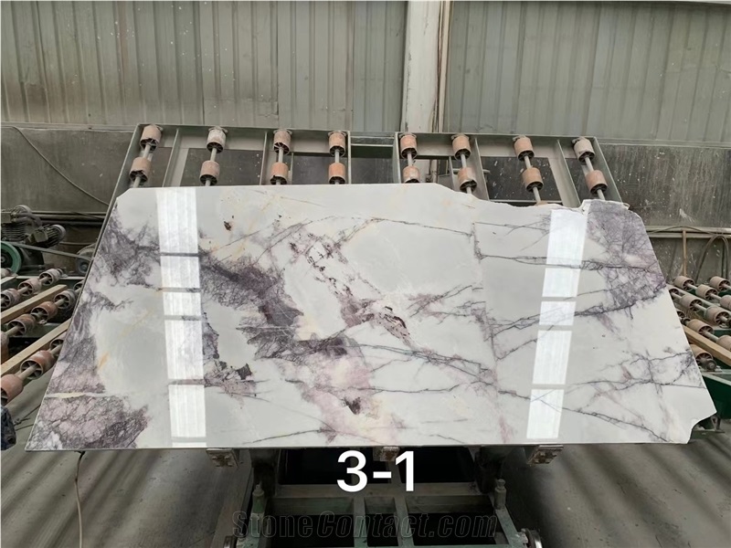 Vino Viola Calacatta Marble Slab&Tiles For Project