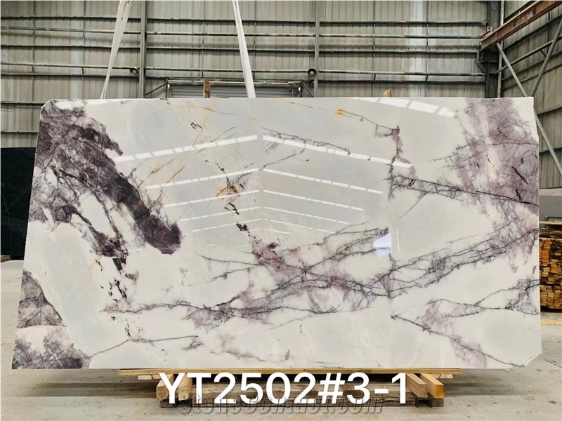 Vino Viola Calacatta Marble Slab&Tiles For Project