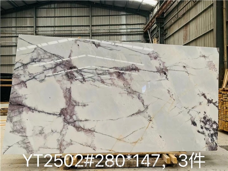 Vino Viola Calacatta Marble Slab&Tiles For Project