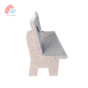 G682 Beige Rust Granite Polished Bench Seat For Garden Use