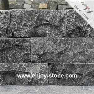 Grey Natural Split Surface Limestone Small Block Masonry Stone