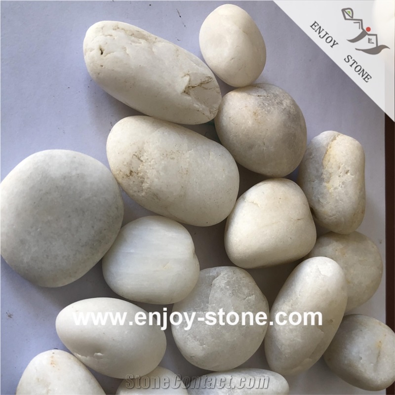 Mixed Size Pebble Stone For Walkway And Roads