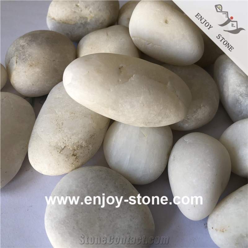 Mixed Size Pebble Stone For Walkway And Roads
