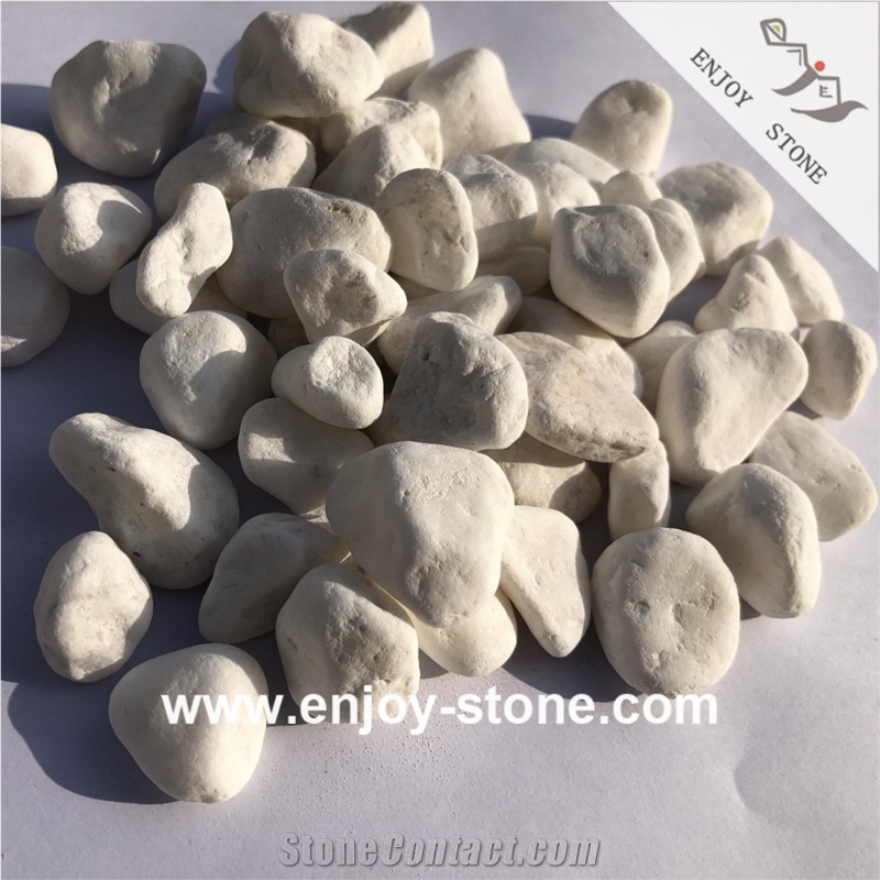 Mixed Size Pebble Stone For Walkway And Roads