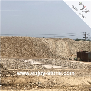 Mixed Size Pebble Stone For Walkway And Roadside