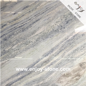 Polished Bule Crystal Marble Slabs For Wall Cladding/Floor