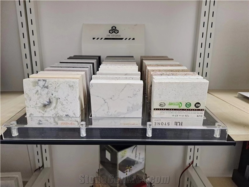 Acrylic Countertop Display Rack For Stone Sample