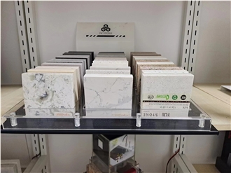 Acrylic Countertop Display Rack For Stone Sample
