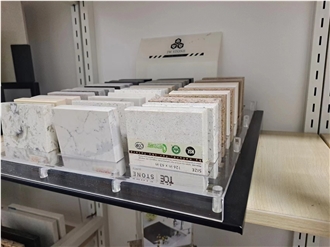Acrylic Countertop Display Rack For Stone Sample