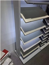 Quartz Stone Tower Metal Rack With Light