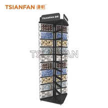 Rotated Display Case For Mosaic, Stone, Wood Sample