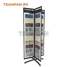 Rotated Display Case For Mosaic, Stone, Wood Sample