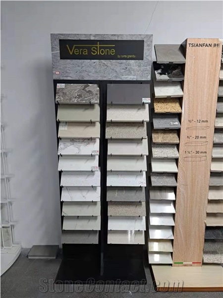 Stone Timber Sample Floor Stand