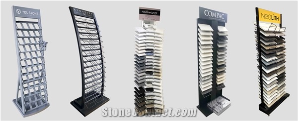 Various Style For Stone Display Stand Rack