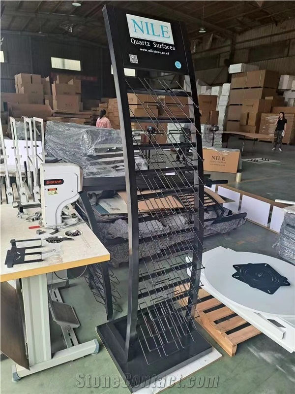 Various Style For Stone Display Stand Rack