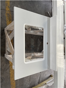 Artificial Quartz Stone Bathroom Vanity Tops