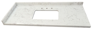 Inexpensive Quartz Stone Vanity Top For Bathroom Counter Top