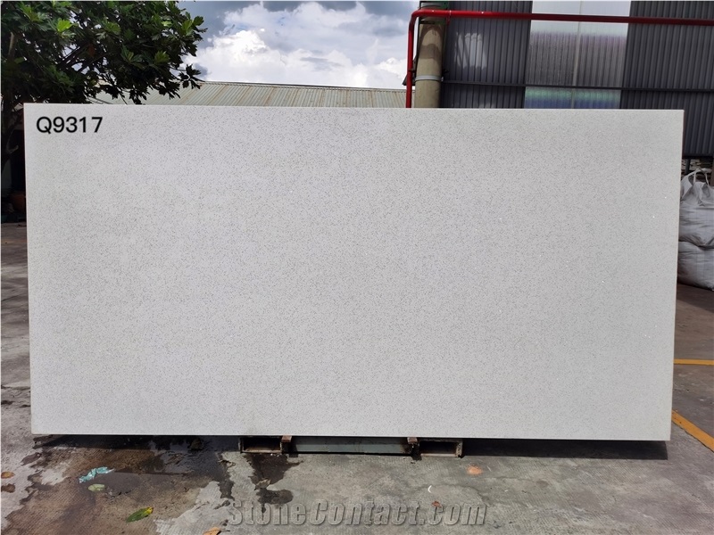 Sparkling Quartz Stone Slabs Artificial Stone For Kitchen