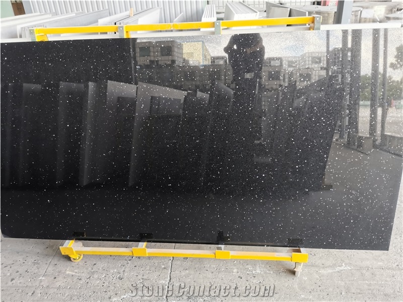 Sparkling Quartz Stone Slabs Artificial Stone For Kitchen