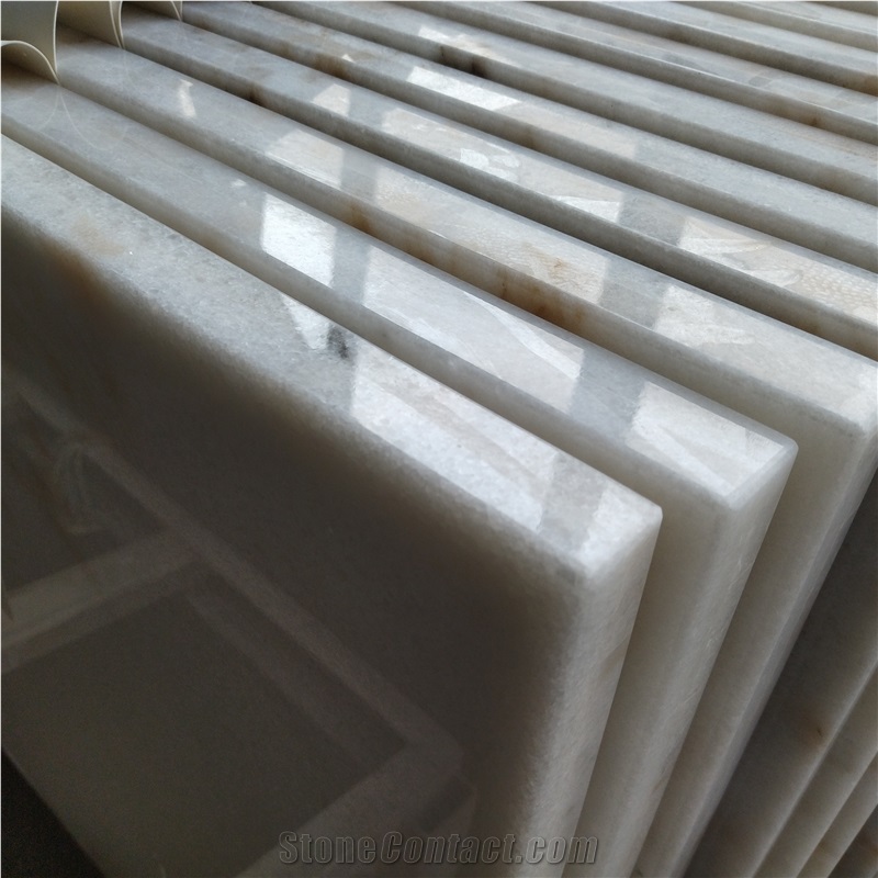 2023 New Trend Chinese Guangxi White Marble Bar Top