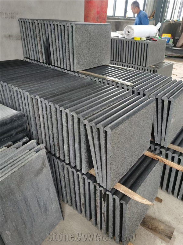 Black Granite G684 Tiles For Swimming Pool Coping