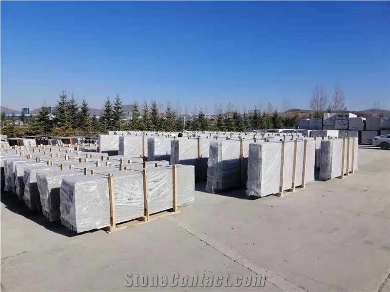 Factory Directly Supply Jilin White Granite Slabs Polished