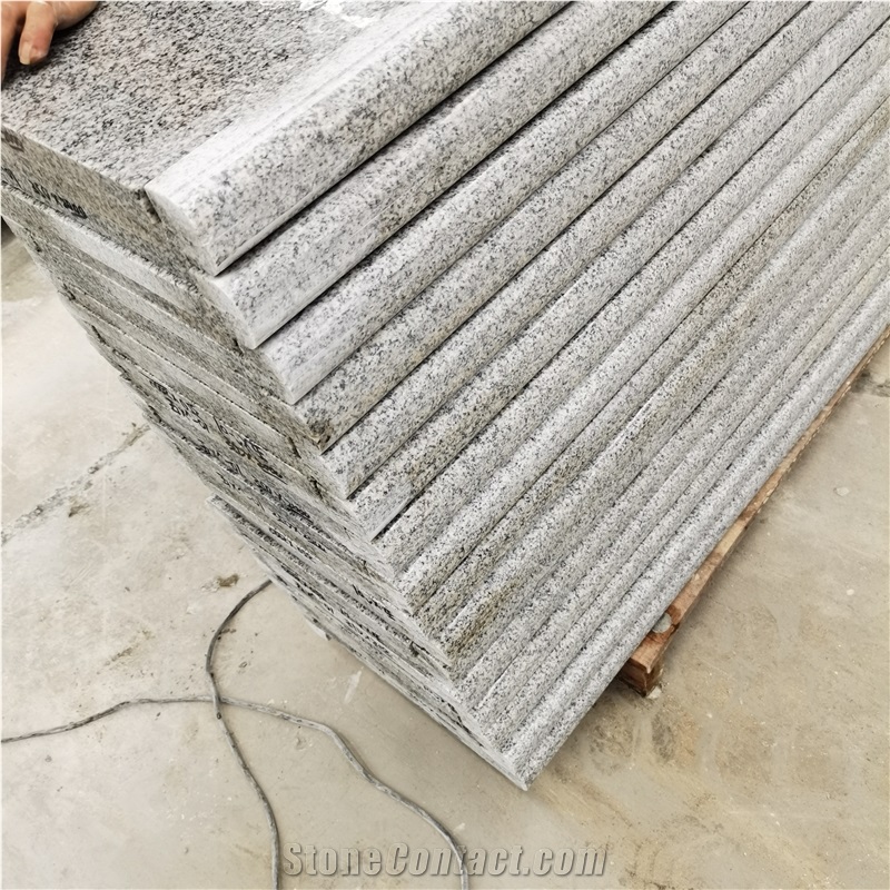 New G603 Granite Stairs Bush-Hammered Finish Steps For Outdoor