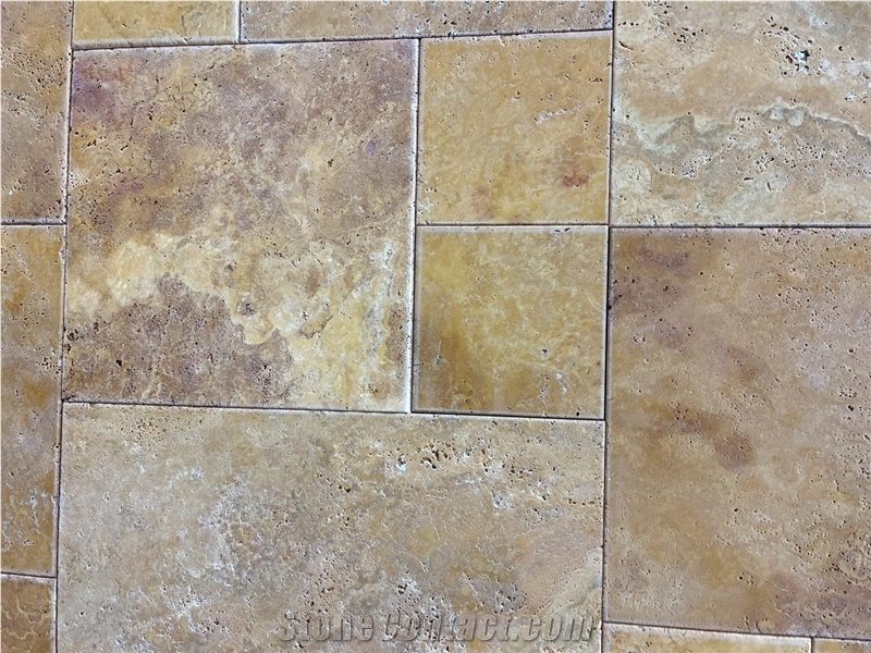 Ararat Gold Travertine Finished Product